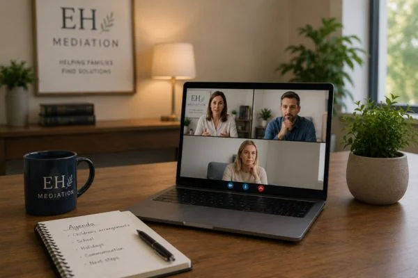 child access mediation Brentwood online meeting.